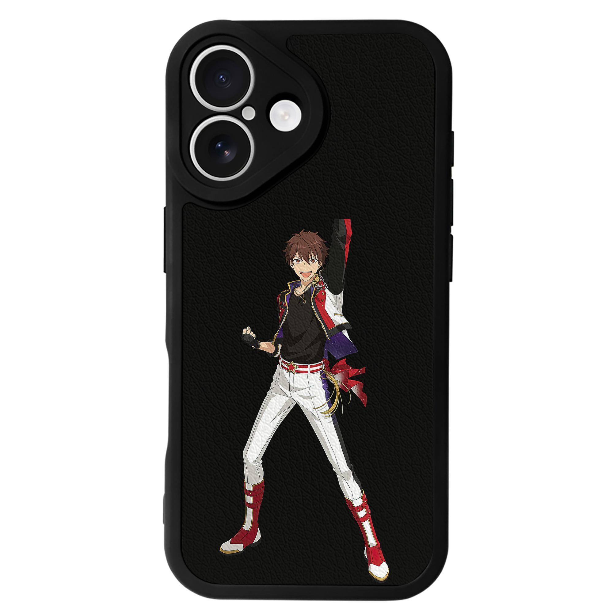 （画像用） あんさんぶるスターズ! Ensemble Stars 【iPhone 16シリーズ対応】シリコンスマホケース（レザー調） 材質：シリコン